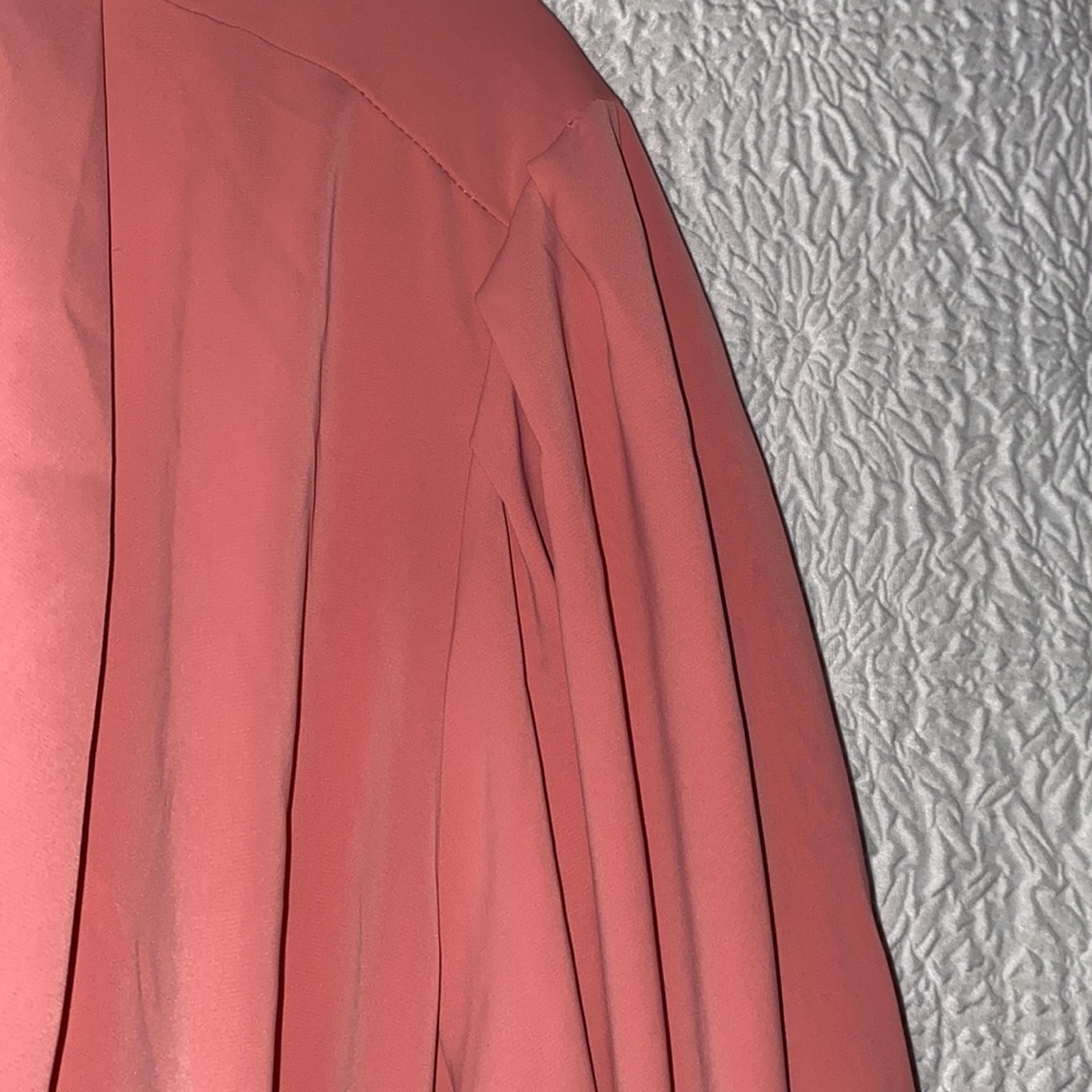 STANDARDS & PRACTICES Double Georgette Ruffles Wrap Midi Dress - Picture 7 of 14